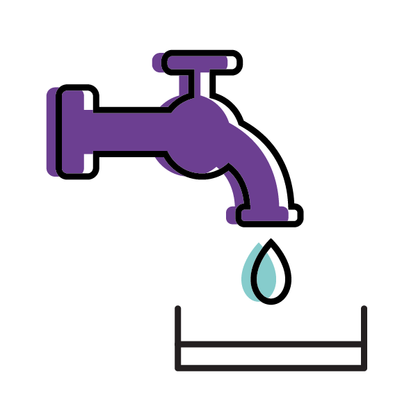9% increase  in the treatment of drinking water in the home